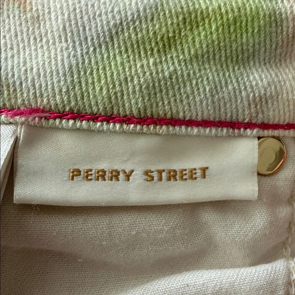 Kate Spade Perry Street Watercolor Play Hooky Cropped Jeans 24